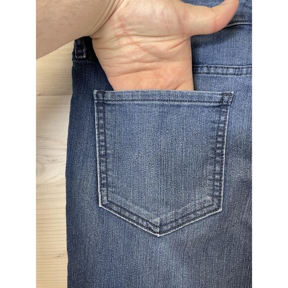 Old Navy Jeans Womens 12 Blue Super Skinny Medium Wash Stretch Denim Pockets - Picture 8 of 13